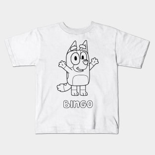 Bluey Muffin Design 9 Kids T-Shirt